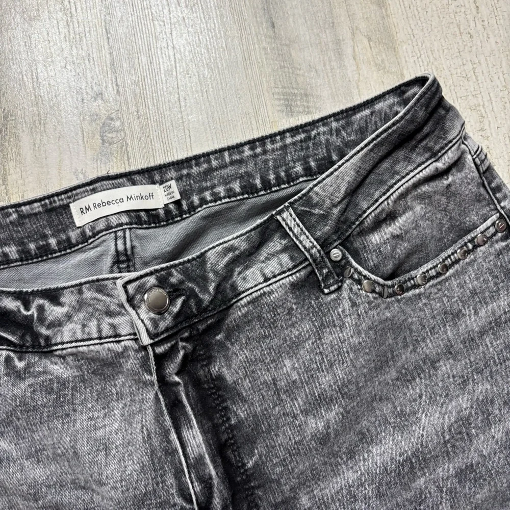 RM Rebecca Minkoff Studded Straight Leg Jeans Size 20W